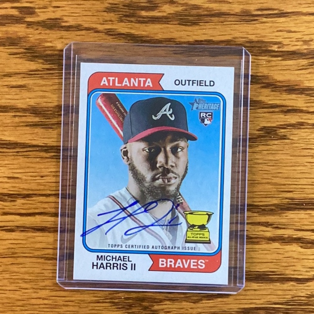 2023 Topps Heritage Michael Harris ll RC Autograph